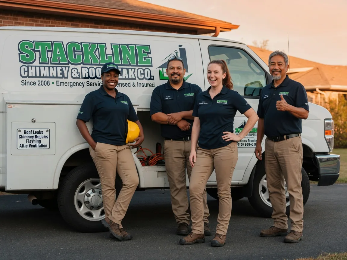 Chimney flashing repair company in Stockton, CA